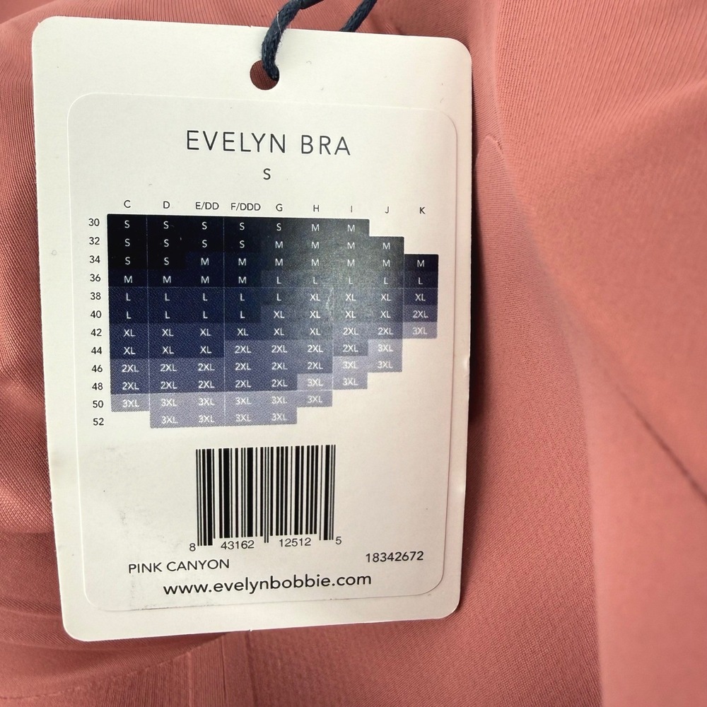 Evelyn Bobbie Evelyn Bra Pink Canyon Rust Seamless Wire-Free Bralette Small NEW - Picture 4 of 4